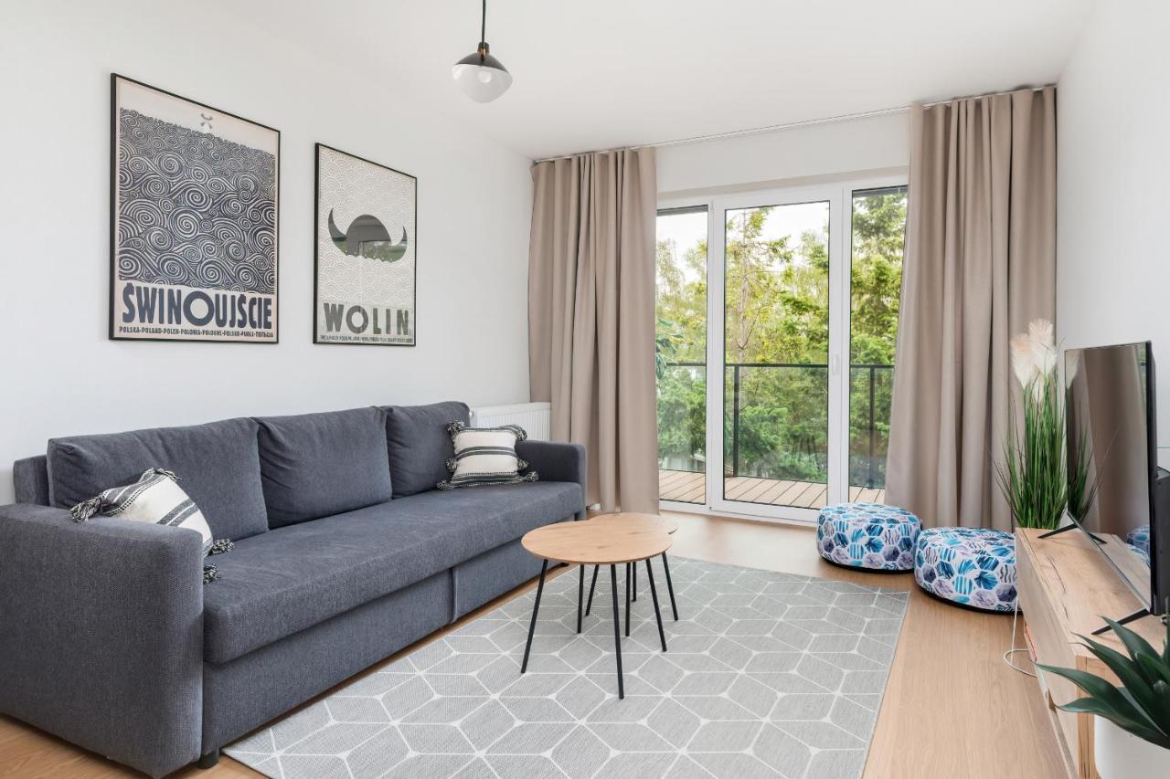 Wellness Resort Apartments Dziwnow Riverfront By Noclegi Renters Exteriör bild