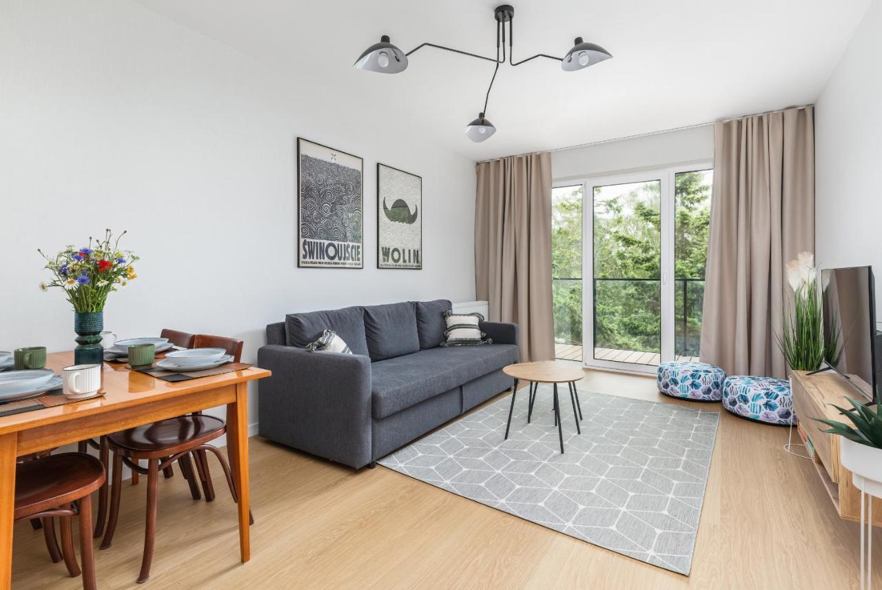 Wellness Resort Apartments Dziwnow Riverfront By Noclegi Renters Exteriör bild