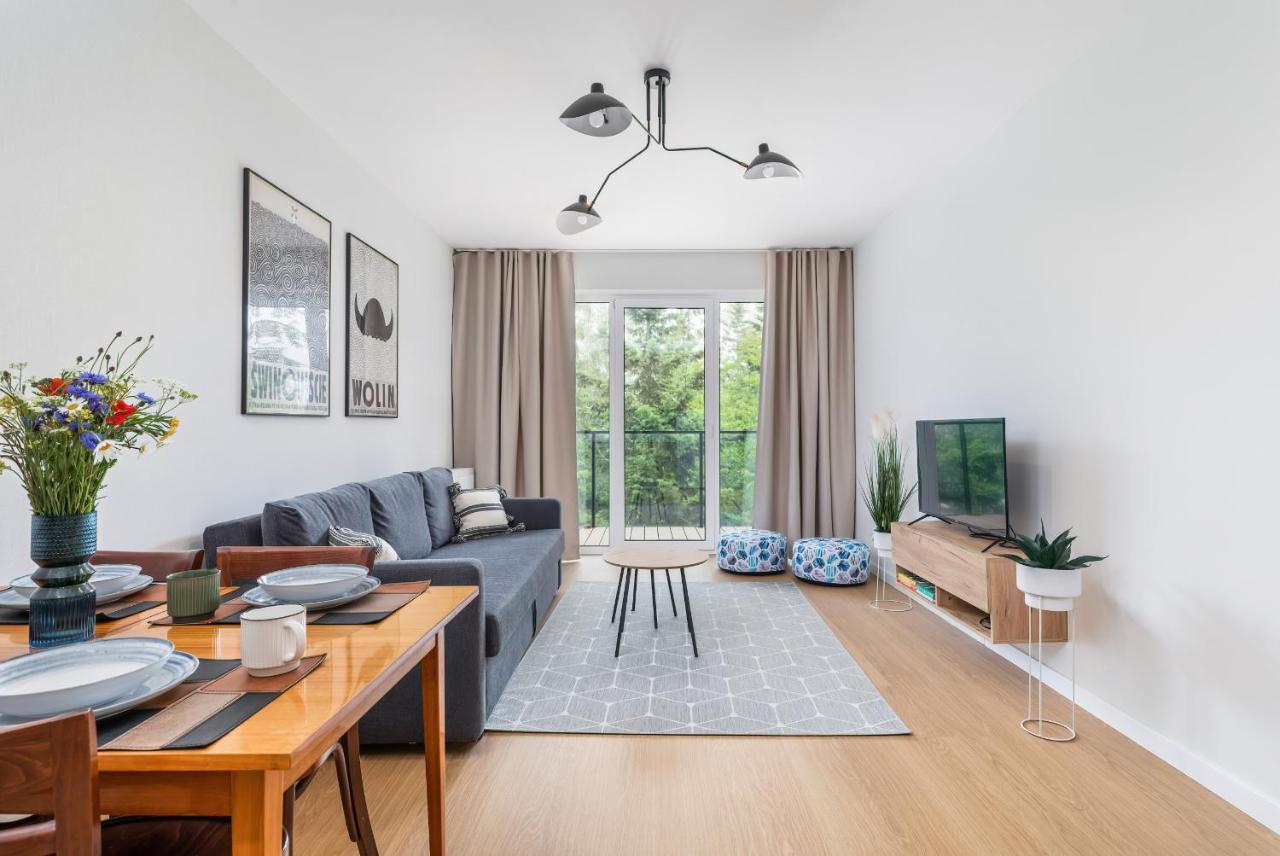 Wellness Resort Apartments Dziwnow Riverfront By Noclegi Renters Exteriör bild